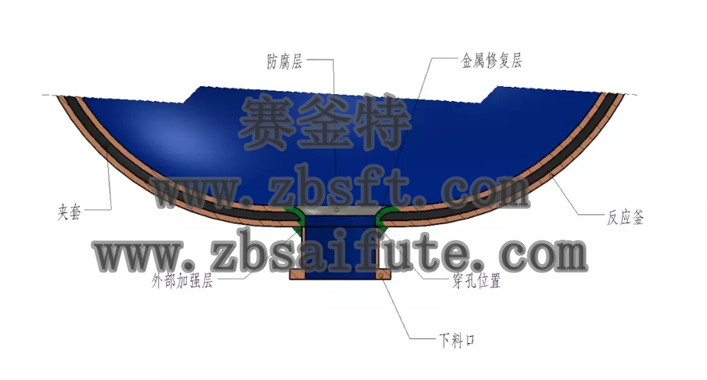 赛釜特技术关于搪瓷反应釜腐蚀穿孔问题的现场修复案例(图3)