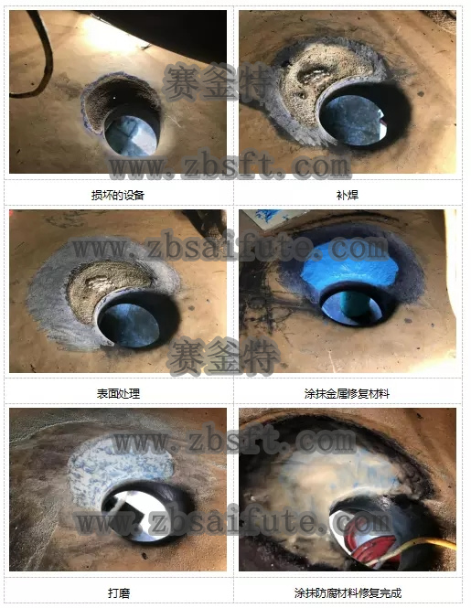 赛釜特技术关于搪瓷反应釜腐蚀穿孔问题的现场修复案例(图4)